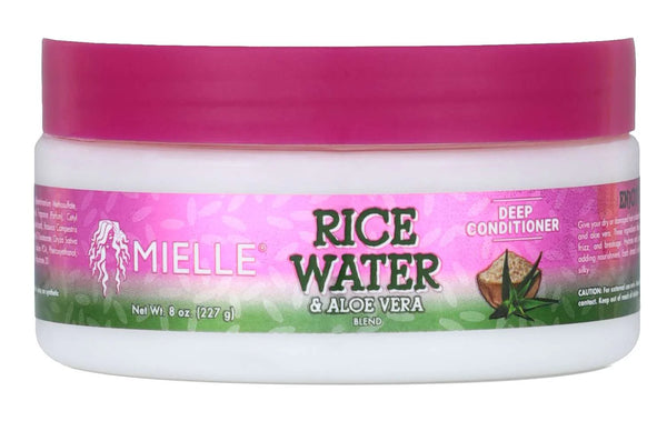 aloe vera plant deep conditioner Mielle Rice Water & Aloe Deep Conditioner 8 oz