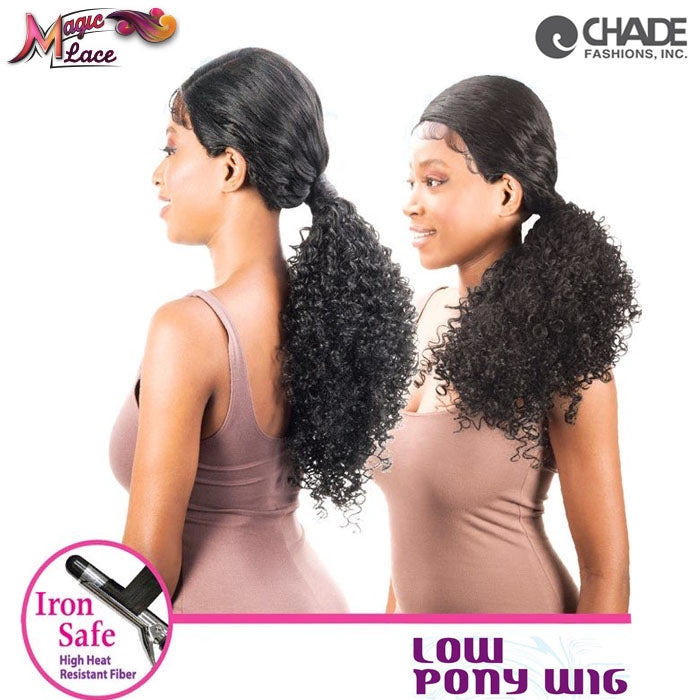 Chade Magic Lace Low Pony Synthetic Drawstring Ponytail MLL54