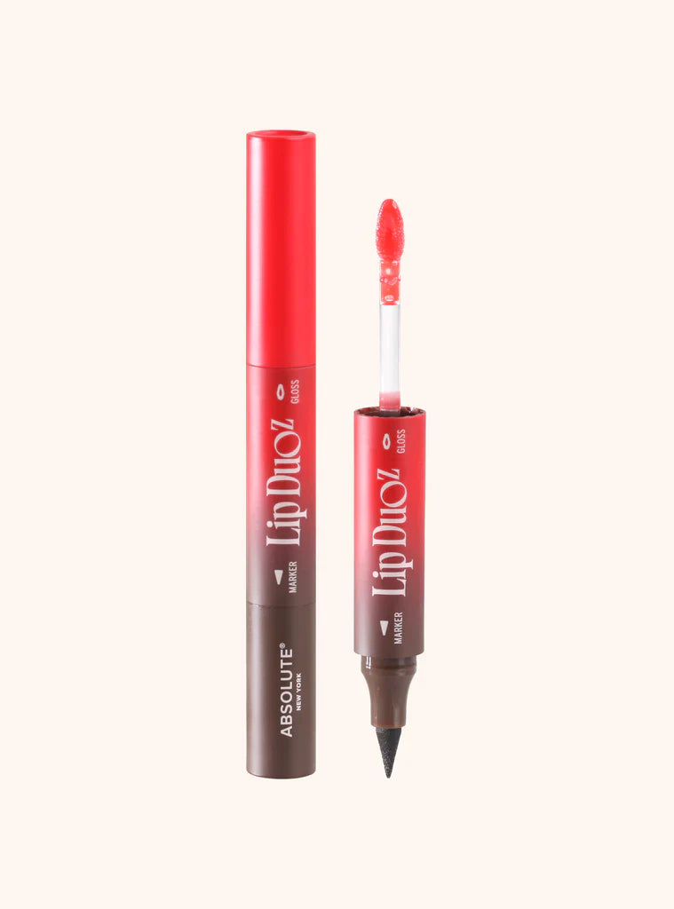 Absolute New York Lip Duoz – Double-Ended Lip Marker & Gloss - CHERRY COLA