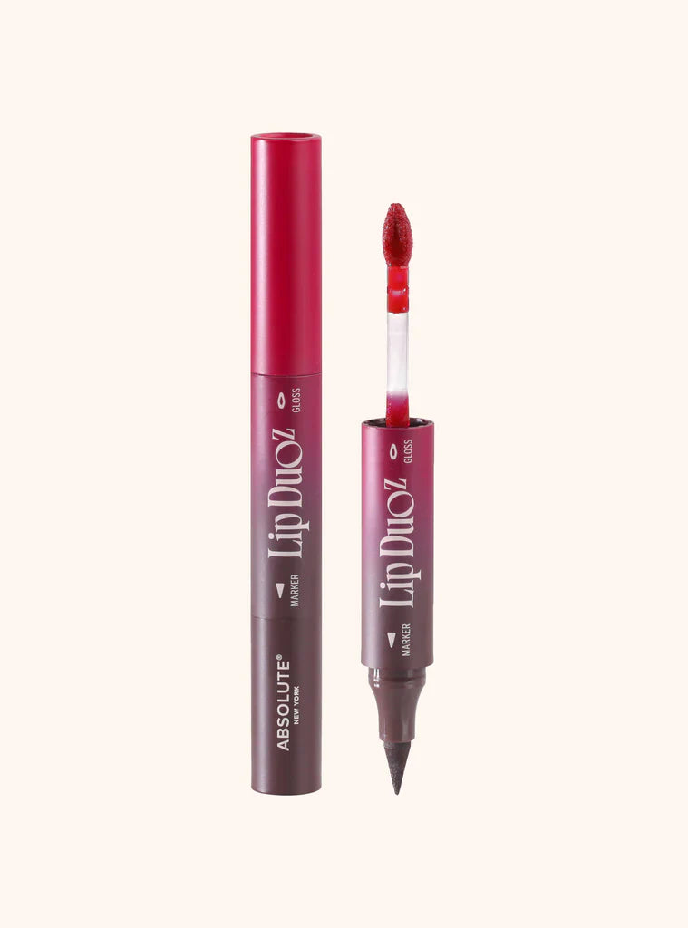 Absolute New York Lip Duoz – Double-Ended Lip Marker & Gloss - BERRY BOUJEE