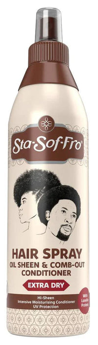 Thumbnail for Sta-Sof-Fro Hair Spray Oil Sheen & Comb-Out Conditioner – Extra Dry 8.45 Oz - Elevate Styles