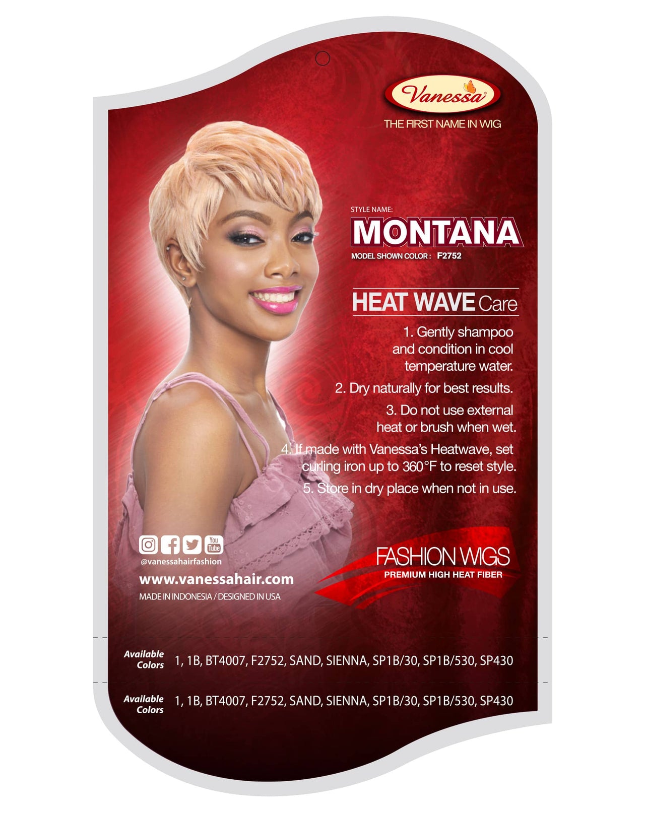 Vanessa Fashion Full Wig Montana