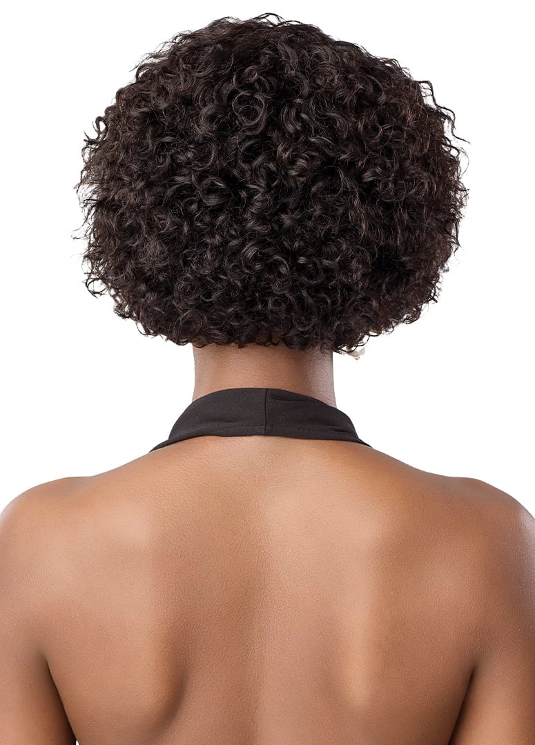 Outre MyTresses Black Label 13"x5" Lace Front Wig HH Natural Curly Bob QLHMBMNCB