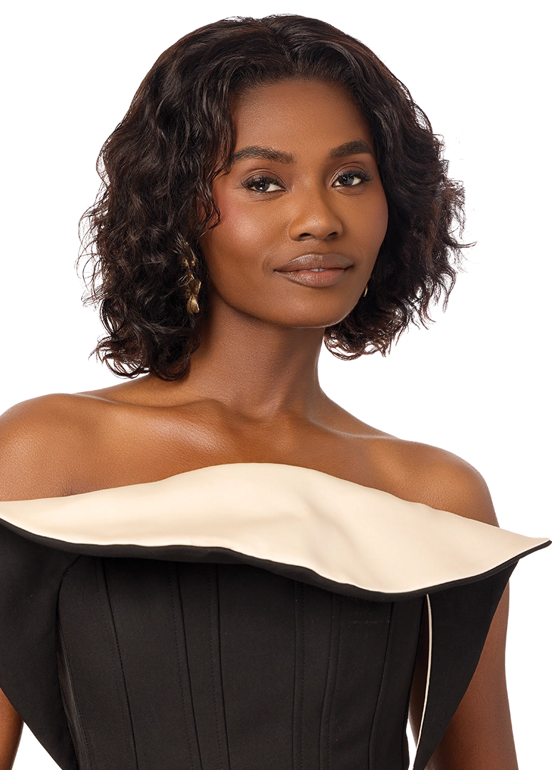 Outre MyTresses Black Label 13"x4" Lace Front Wig HH Virgin Wavy Bob 12" QLHMBVWB12 - Elevate Styles