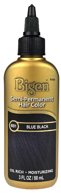 Thumbnail for Bigen Semi-Permanent Hair Color BB1 Blue Black 3 Oz - Elevate Styles