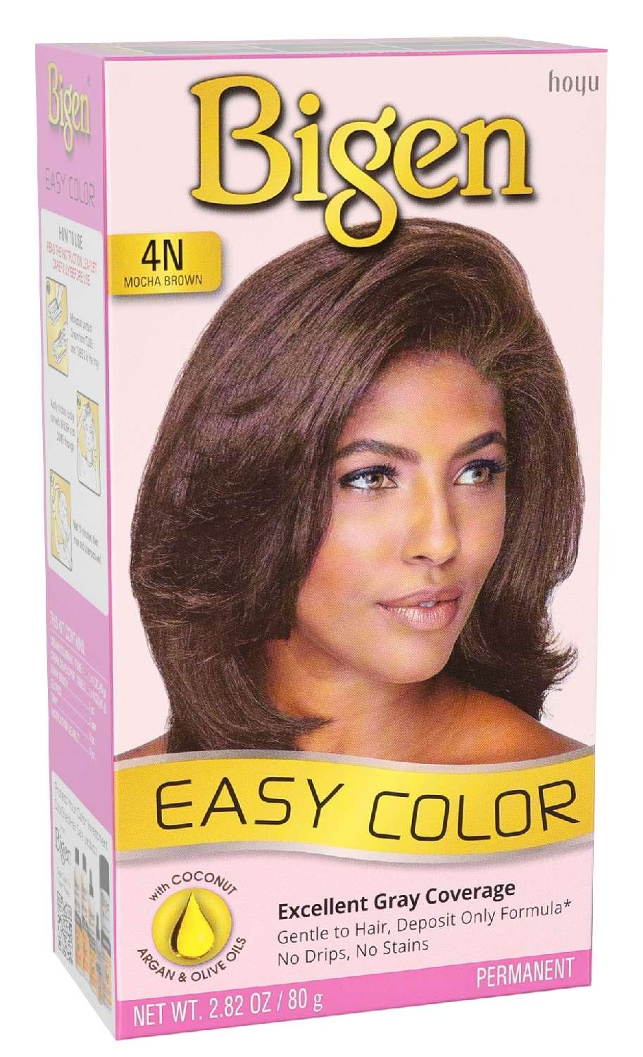 Bigen Easy Color Permanent Hair Color 4N Mocha Brown - Elevate Styles