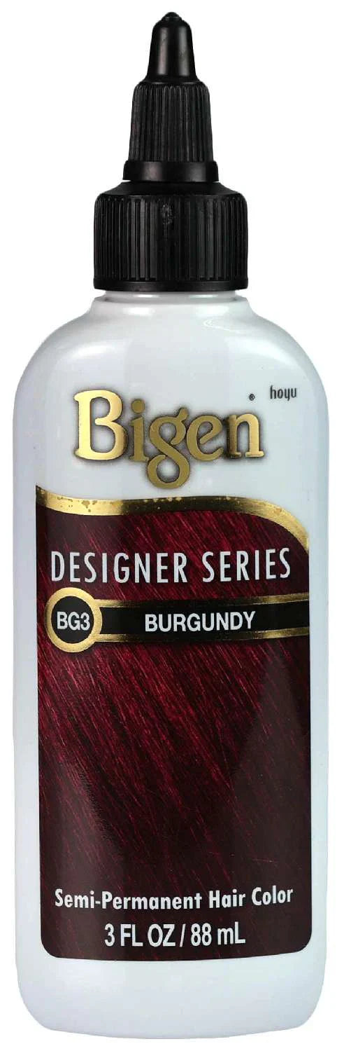 Bigen Designer Series Semi-Permanent Hair Color – BG3 Burgundy – 3 fl oz - Elevate Styles