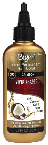 Thumbnail for Bigen Vivid Shades Semi-Permanent Hair Color – CR3 Crimson – 3 fl oz - Elevate Styles