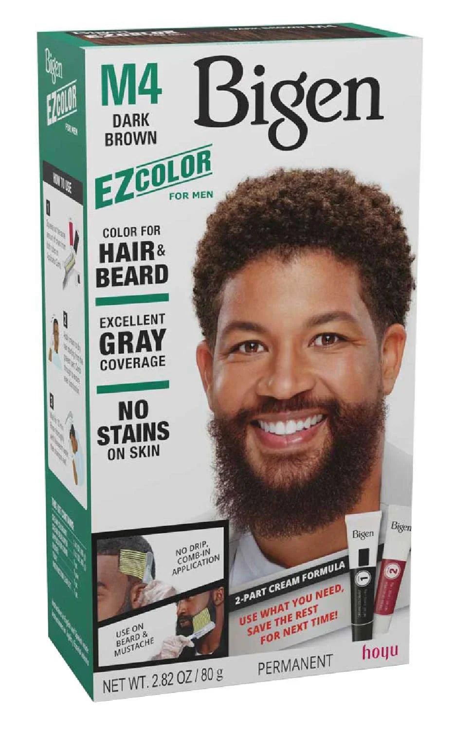 Bigen EZ Color for Men – M4 Dark Brown - Elevate Styles