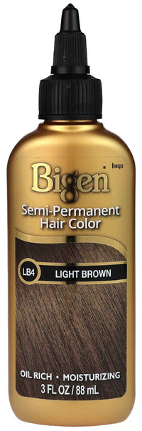 Thumbnail for Bigen Semi-Permanent Hair Color LB4 Light Brown 3 Oz - Elevate Styles