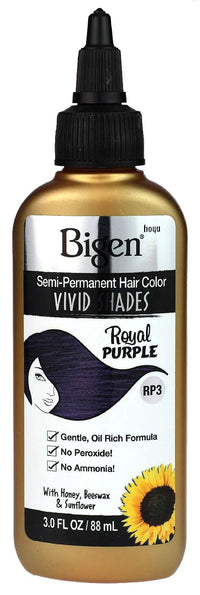 Thumbnail for Bigen Vivid Shades Semi-Permanent Hair Color – RP3 Royal Purple – 3 fl oz - Elevate Styles