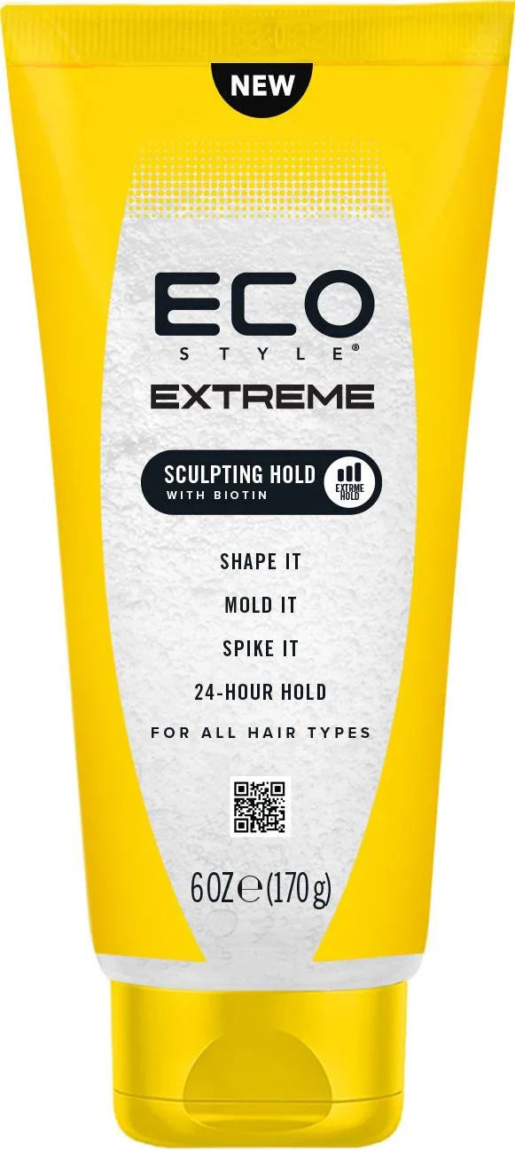 Eco Style Extreme Sculpting Hold Styling Gel with Biotin (6 oz / 170 g) - Elevate Styles