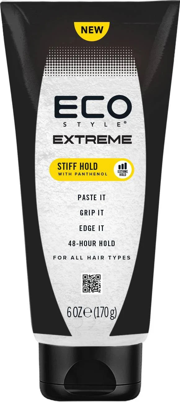 Eco Style Extreme Stiff Hold Styling Gel with Panthenol (6 oz / 170 g) - Elevate Styles