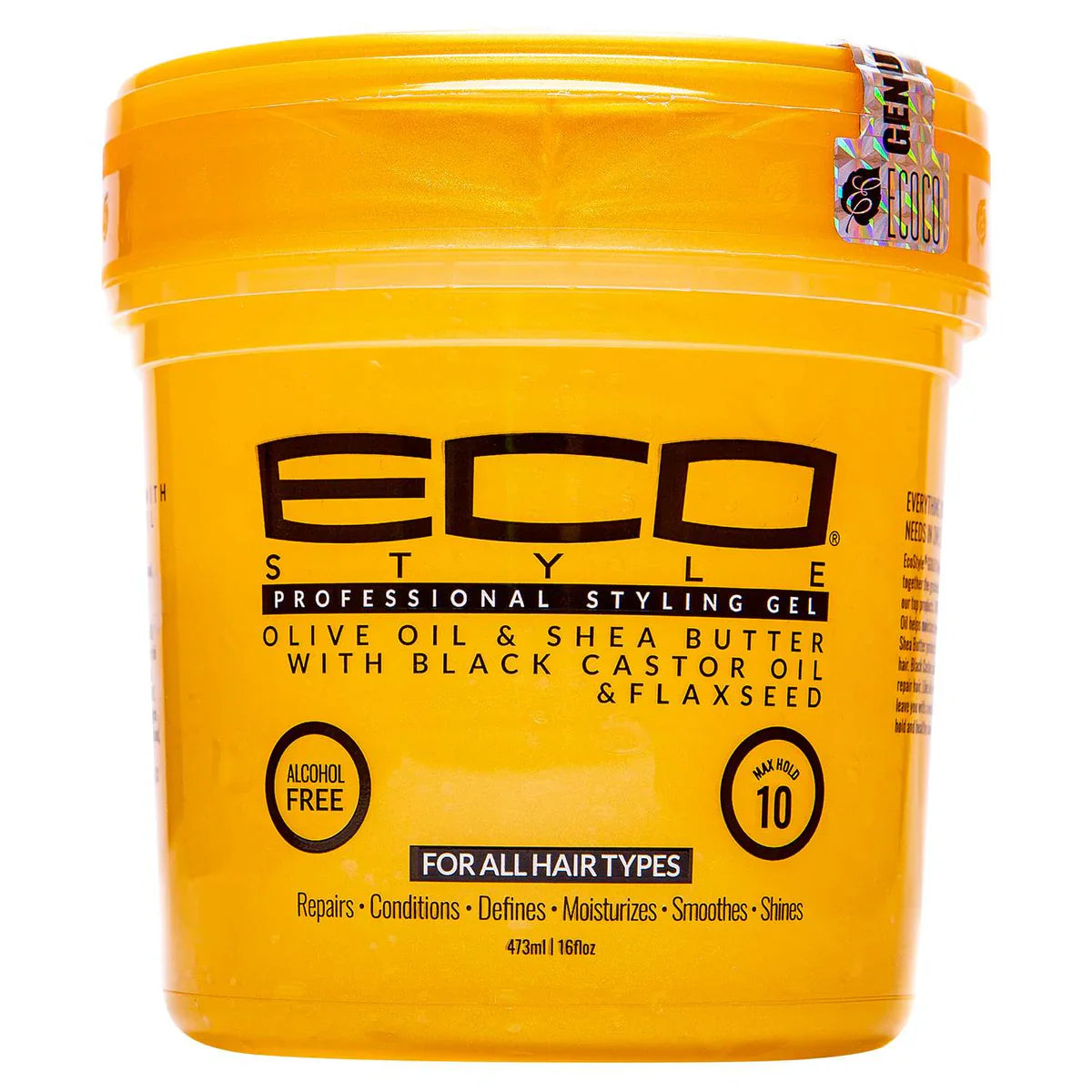Eco Style Olive Oil & Shea Butter Styling Gel – 16 oz - Elevate Styles
