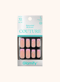 Thumbnail for Glamify Couture Press On Nails Square Long Style NTCT11 - Elevate Styles