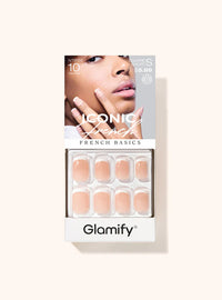 Thumbnail for Glamify Iconic French Basics Square Short Press On Nails NTIF09