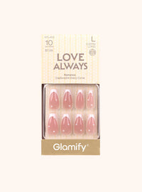 Thumbnail for Glamify Love Always Press On Nails Coffin Long Style NTLA02 - Elevate Styles