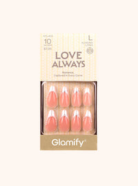 Thumbnail for Glamify Love Always Press On Nails Almond Long Style NTLA03 - Elevate Styles