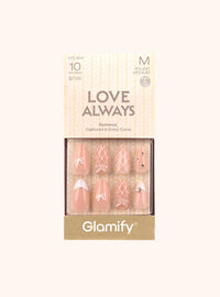 Thumbnail for Glamify Love Always Press On Nails NTLA04 Medium Round - Elevate Styles