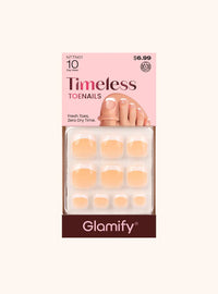 Thumbnail for Glamify Timeless Toenails Press On French Tip NTTN01 - Elevate Styles