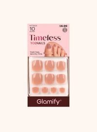 Thumbnail for Glamify Timeless Toenails Press On Nude Peach NTTN04 - Elevate Styles