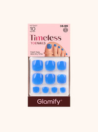 Thumbnail for Glamify Timeless Toenails Press On Bright Blue NTTN07 - Elevate Styles