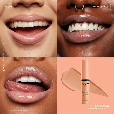 NYX Professional Makeup Butter Gloss - Fortune Cookie - 0.27 fl. oz. / 8 mL