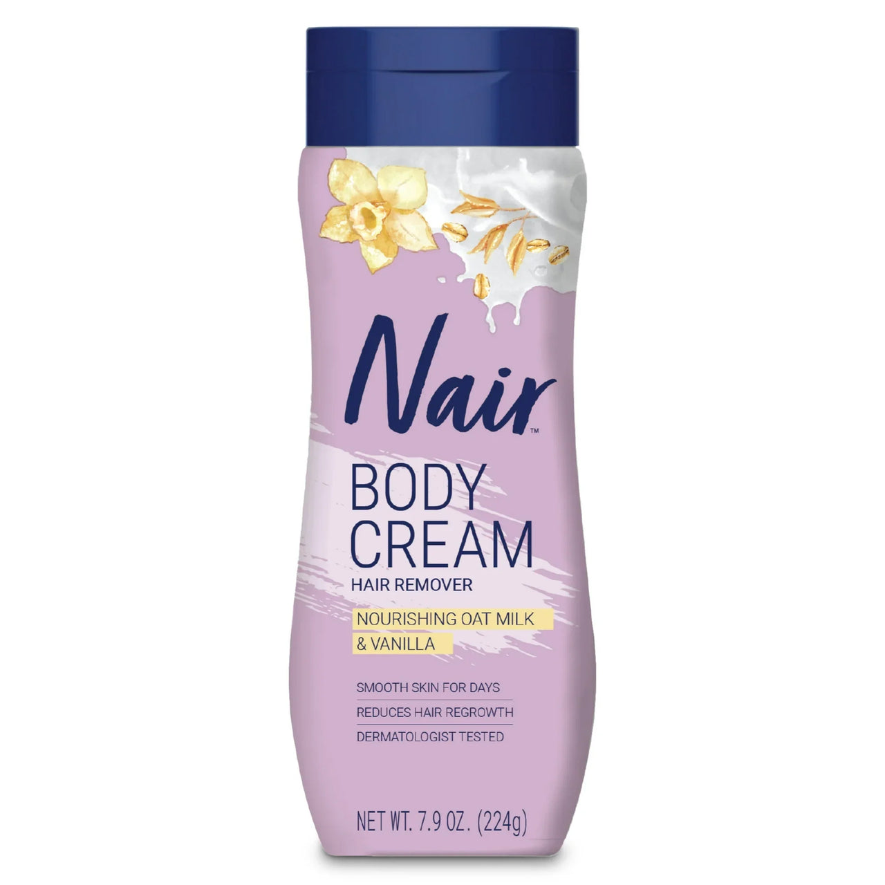 Nair Body Cream Hair Remover Oat Milk and Vanilla 7.9 oz - Elevate Styles