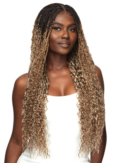 Outre 13"x 4" HD Pre-Braided Lace Front Wig Boho Box Braid 30" - Elevate Styles
