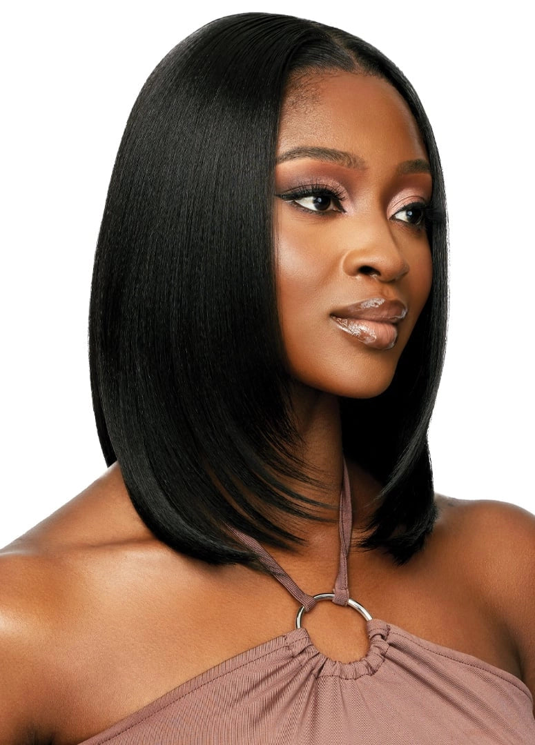 Outre 5"x 5" HD Lace Closure Lace Front Wig HHB-Natural Yaki 14" - Elevate Styles