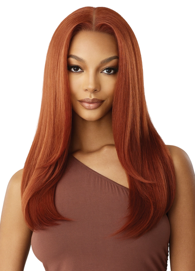 Outre 5"x 5" HD Lace Closure Lace Front Wig HHB-Natural Yaki 22