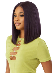 Thumbnail for Outre 6x5 Pre Cut Lace Closure Wig Resize Me Cap HHB Yaki Straight Bob 14