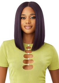 Thumbnail for Outre 6x5 Pre Cut Lace Closure Wig Resize Me Cap HHB Yaki Straight Bob 14
