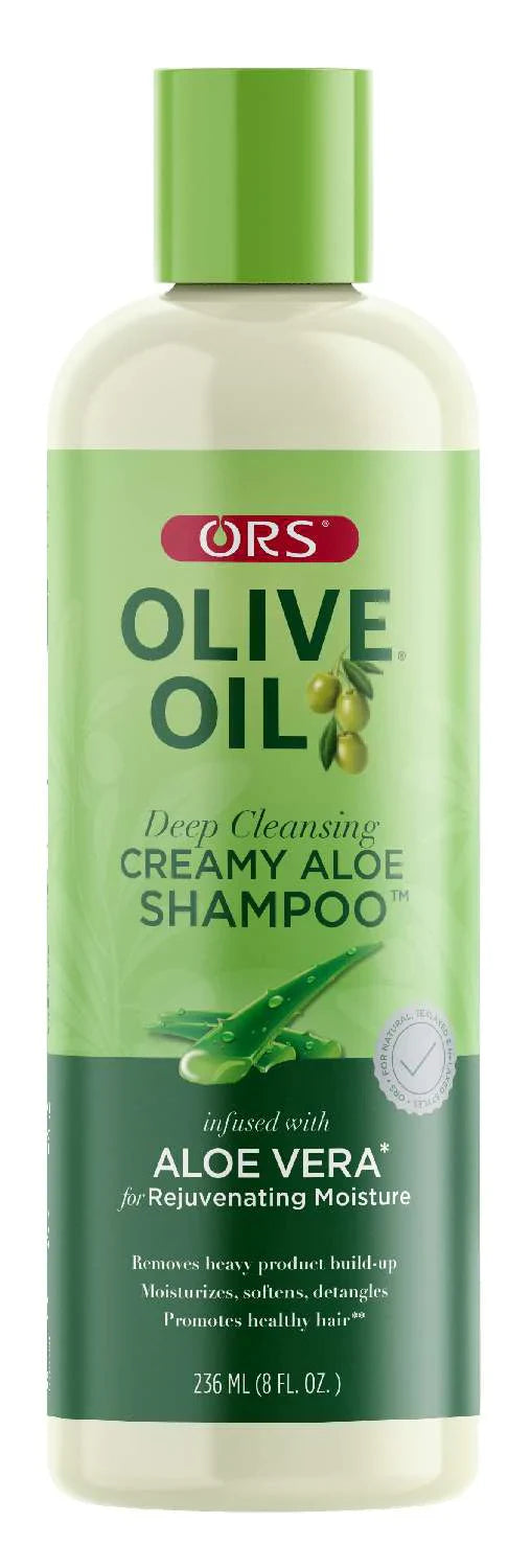 ORS Olive Oil Deep Cleansing Creamy Aloe Shampoo 8 oz - Elevate Styles