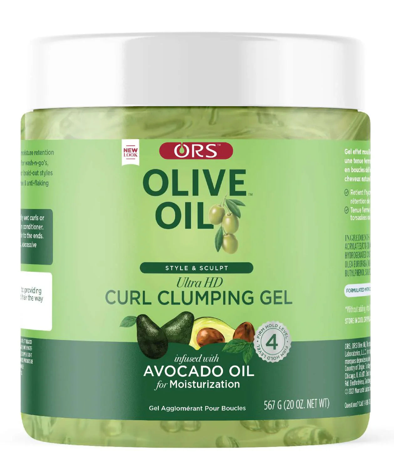 ORS Olive Oil Ultra HD Curl Clumping Gel With Avocado Oil 20oz - Elevate Styles