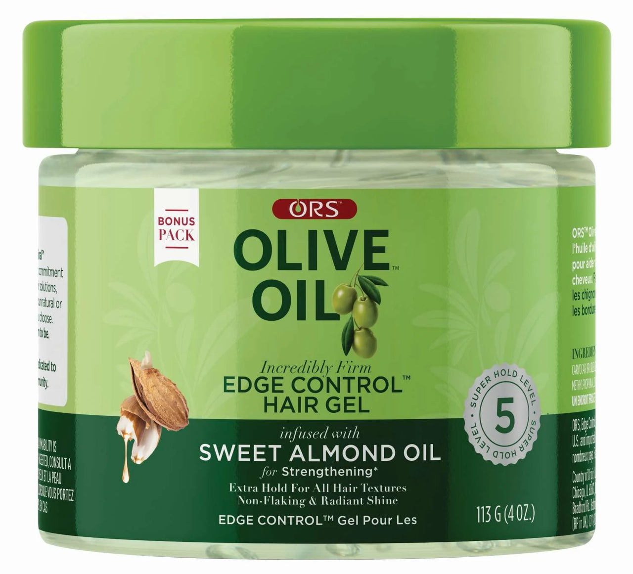 ORS Olive Oil Incredibly Firm Edge Control Hair Gel - 4 oz - Elevate Styles