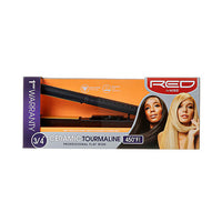 Thumbnail for RED by Kiss 3/4” Ceramic Tourmaline Flat Iron - Elevate Styles