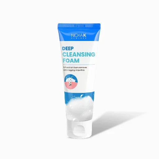 Nicka K Deep Cleansing Foam 100 ml Soft Rich Facial Cleanser - Elevate Styles