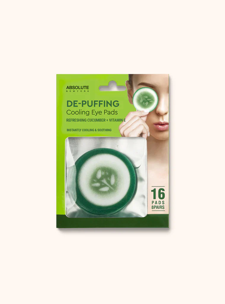Absolute De-Puffing Cooling Eye Pads Cucumber + Vitamin E – 16 Pads - Elevate Styles