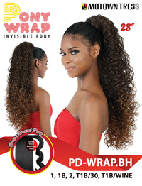 Thumbnail for Motown Tress PonyWrap Invisible Pony - Bohemian Curl  PD-WRAP.BH - Elevate Styles