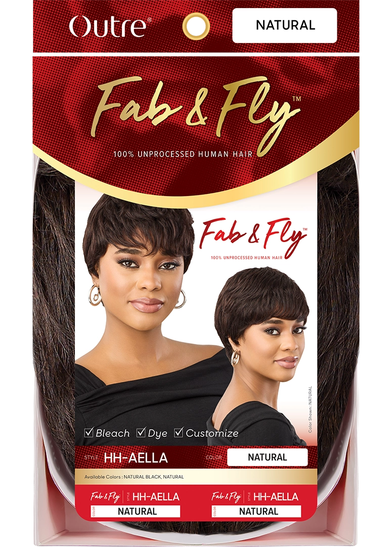 Outre Fab&Fly™ Gray Glamour 100% Unprocessed Human Hair Wig HH Aela QHFAEL - Elevate Styles