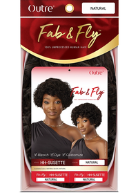 Thumbnail for Outre Fab&Fly™ 100% Unprocessed Human Hair Wig HH Susette QHFSUS - Elevate Styles