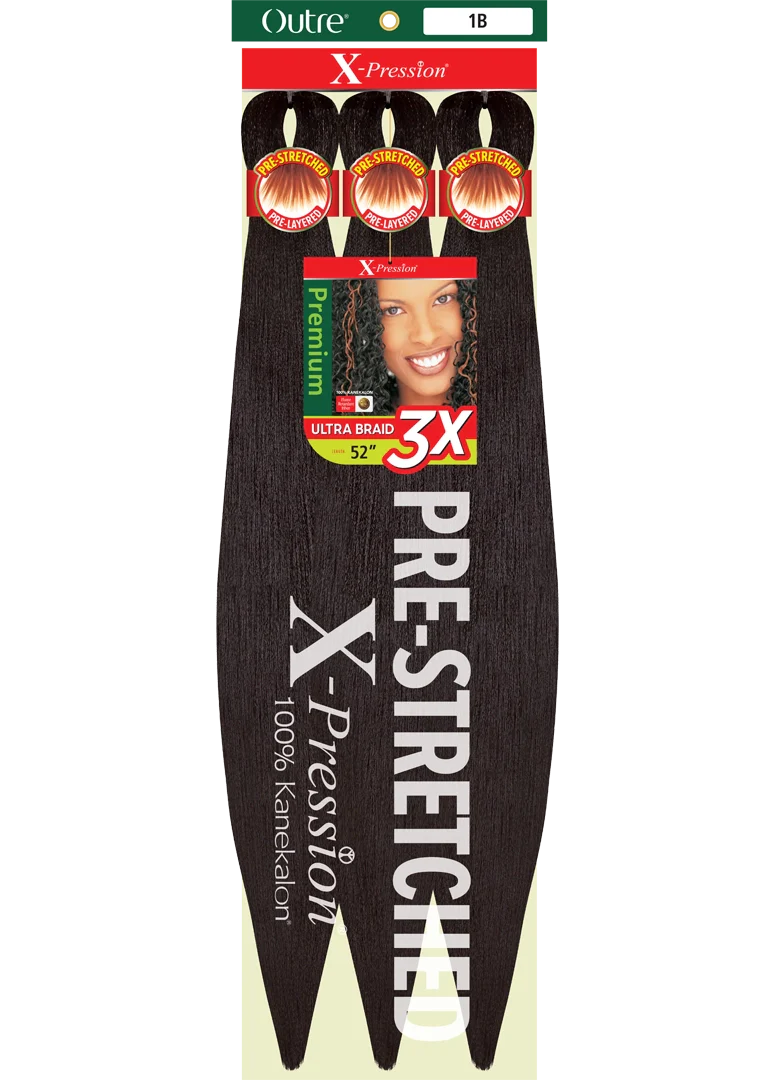 Outre X-Pression Pre-Stretched Braid 52' 3X - Elevate Styles