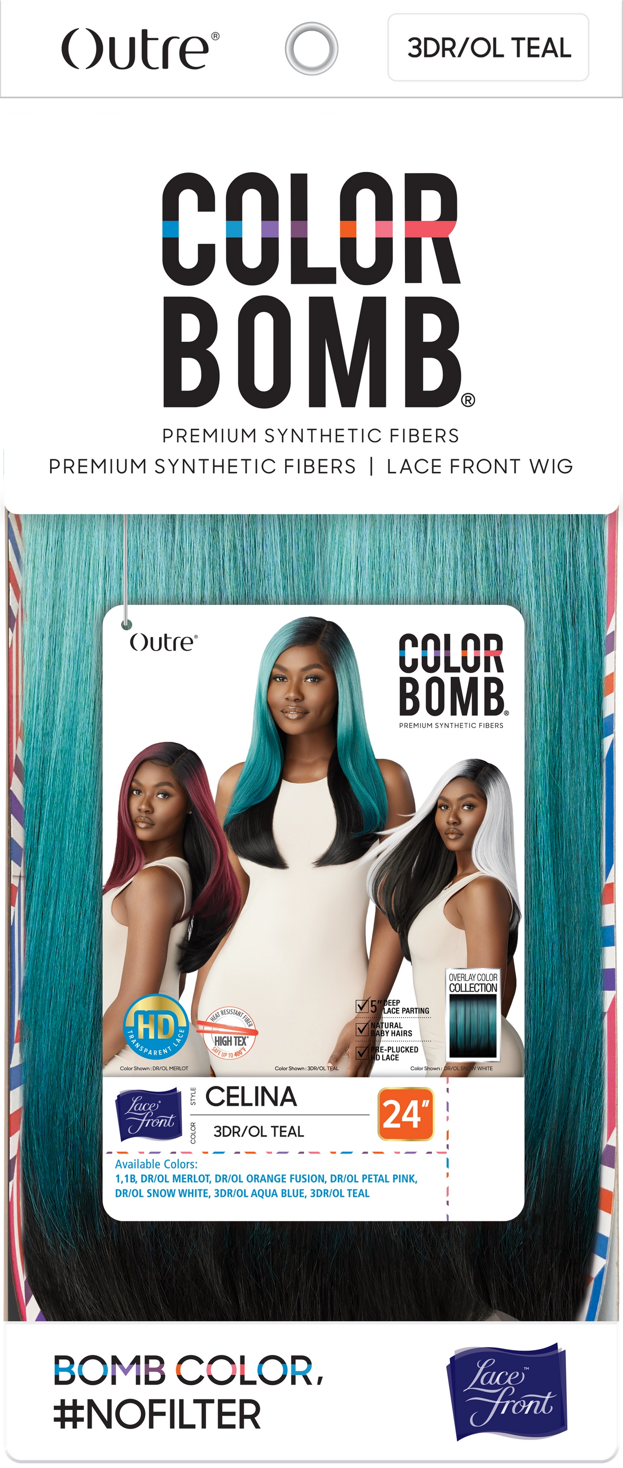 Outre Color Bomb Lace Front Wig - CELINA - Elevate Styles