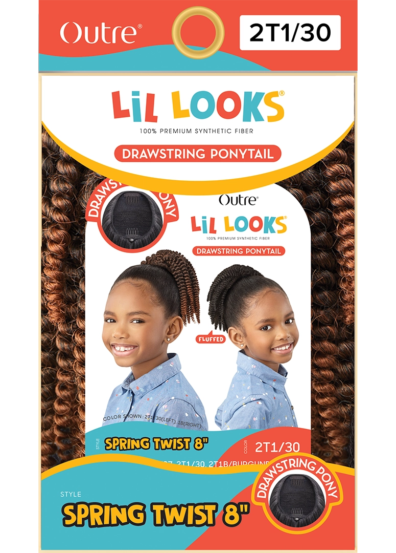Drawstring Styles Outre Lil Looks Drawstring Pony Spring Twist 8 | Elevate Styles