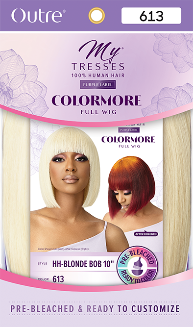 Outre My Tresses Purple Label ColorMore Full Wig HH- Blonde Bob 10" - Elevate Styles