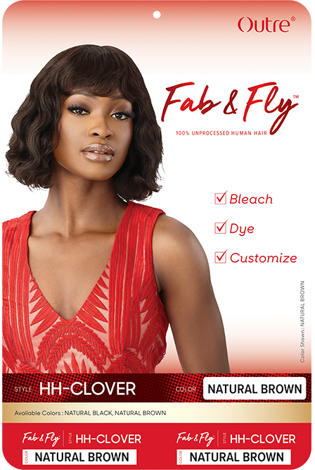 Outre Fab&Fly™ 100% Human Hair Full Cap Wig Clover - Elevate Styles