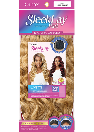 Outre Sleeklay Part HD Deep C Lace Front Wig Lavette - Elevate Styles
