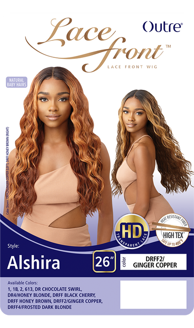 Outre Synthetic HD Transparent Lace Front Wig Alshira - Elevate Styles
