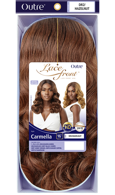 Outre Synthetic HD Transparent Lace Front Wig Carmella 16" - Elevate Styles

